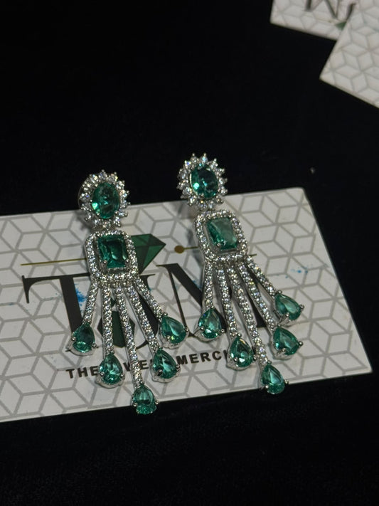Zircon AD Earrings | The Jewels Merchant