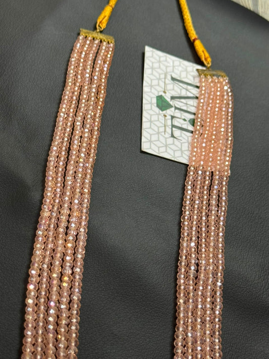 Stylish 5 Layer Mala (Pink) | The Jewels Merchant