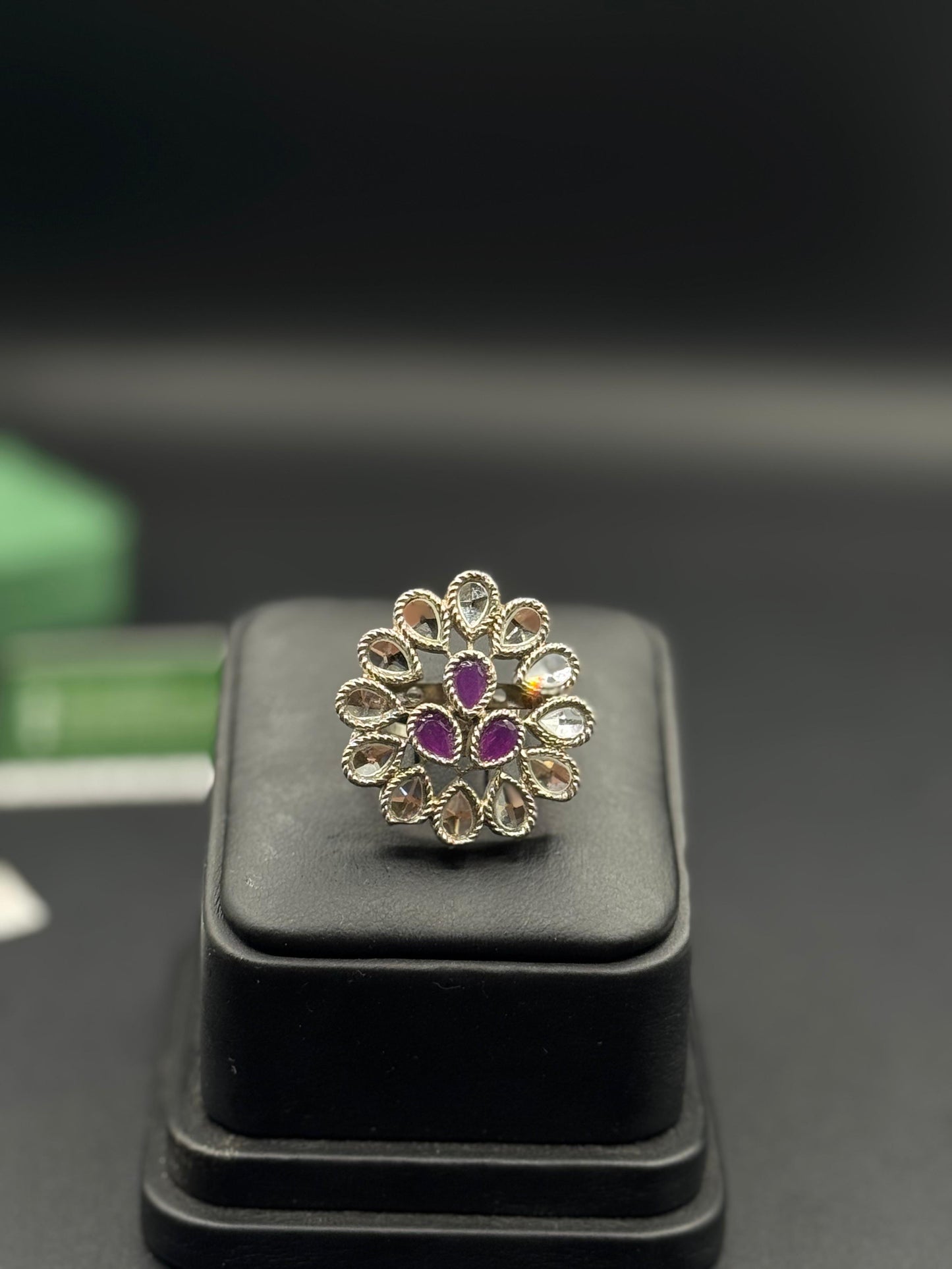 Kundan Ring | Traditional Adjustable Ring | The Jewels Merchant