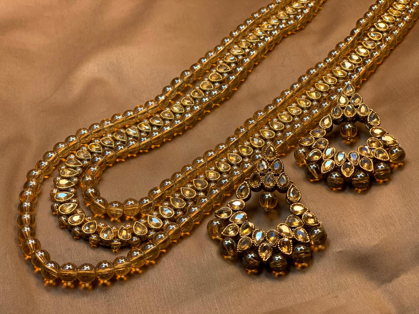 Traditional Zircon Mala Set | The Jewels Merchant