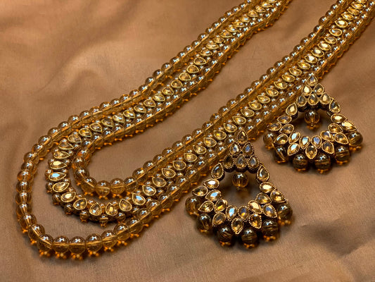 Traditional Zircon Mala Set | The Jewels Merchant