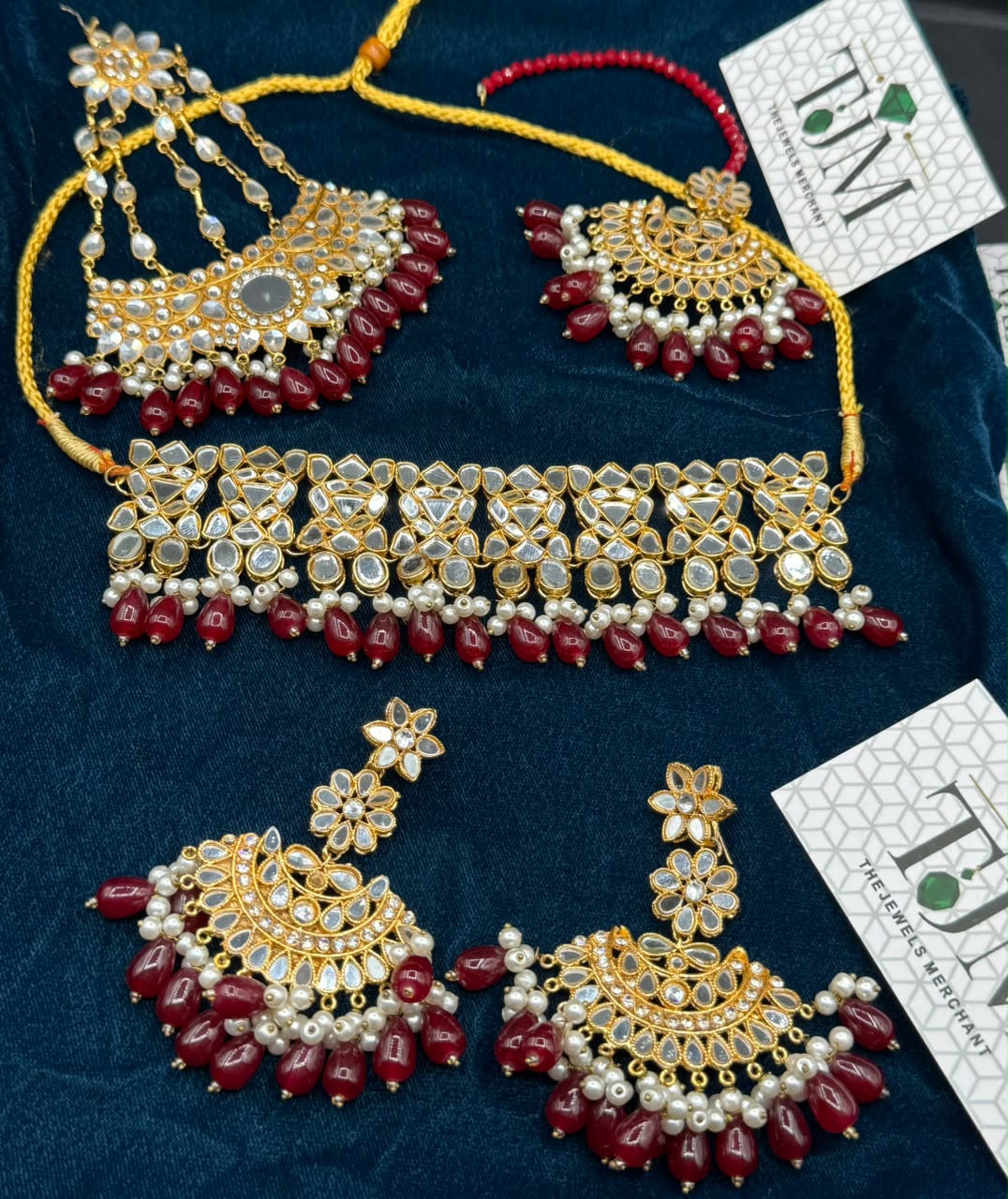 Kundan Bridal Jewelry Set | The Jewels Merchant