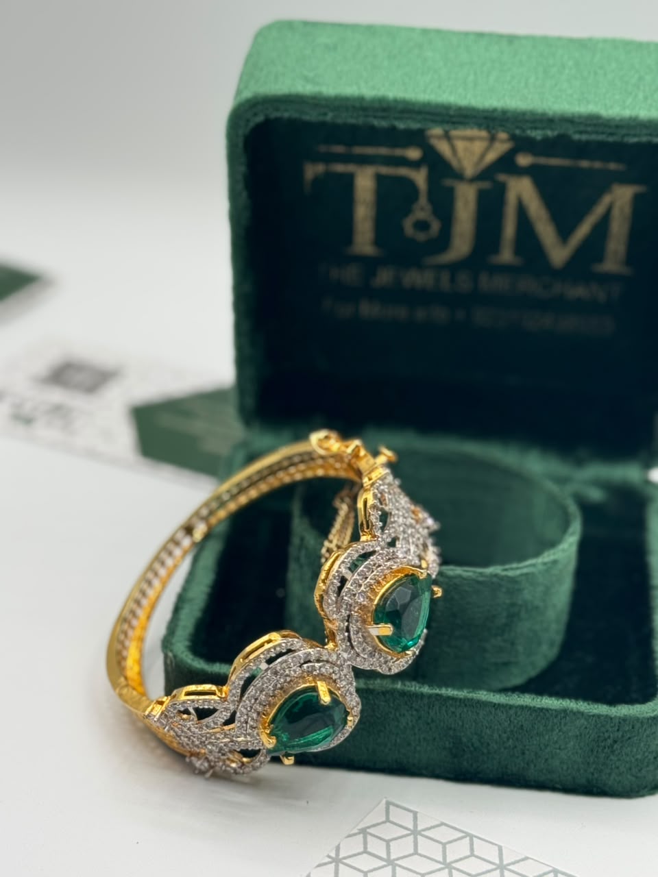 Gold Plated Jarao Bangle | The Jewels Merchant