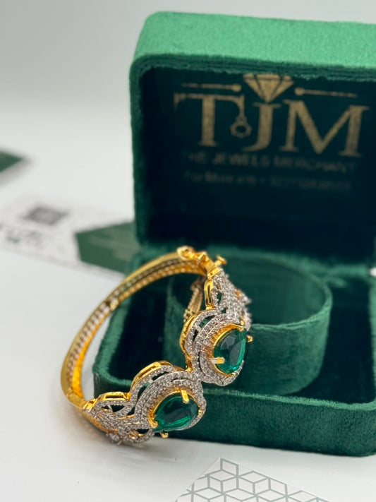 Gold Plated Jarao Bangle | The Jewels Merchant