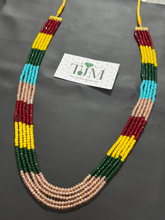 Stylish 5 Layer Mala (Multi Colour )  | The Jewels Merchant