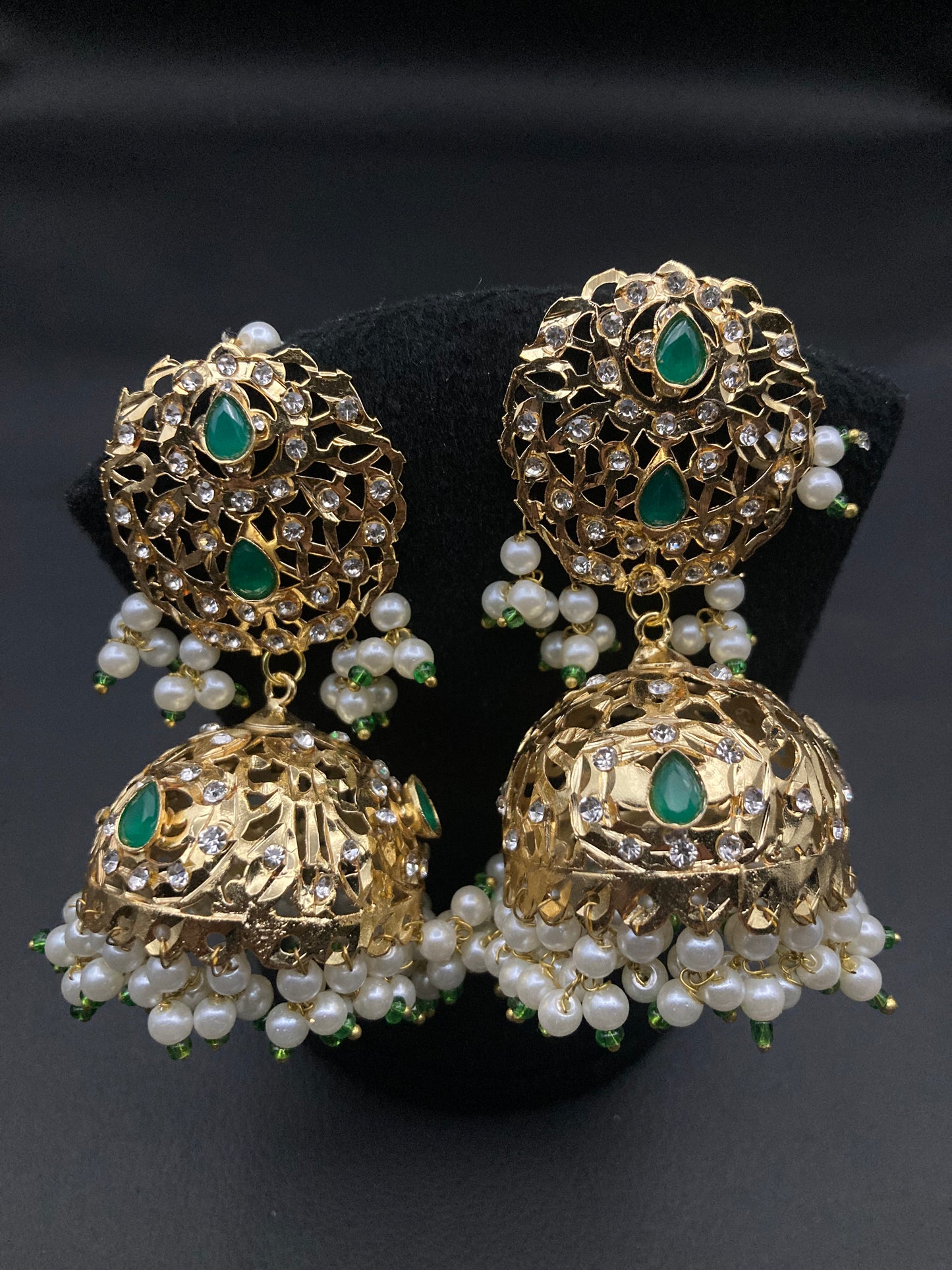 Gold Plated Hyderabadi Nauratan Bangle