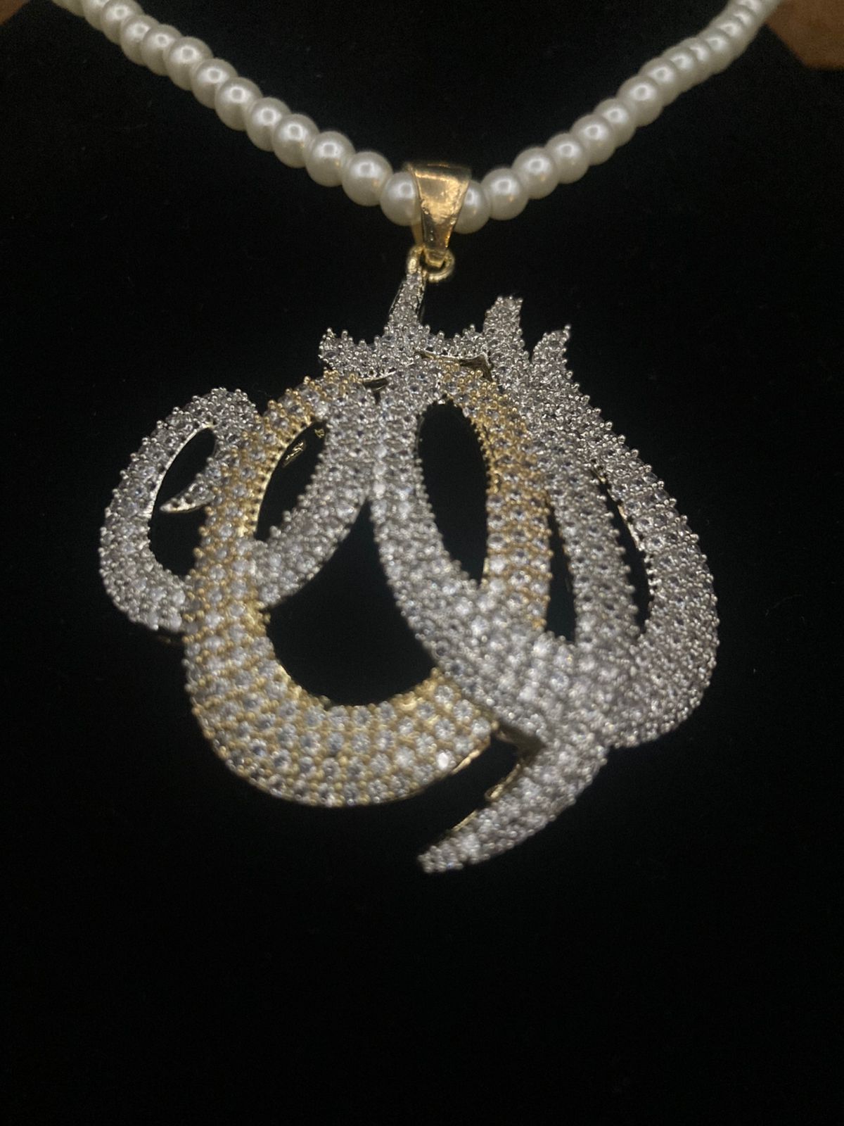 ALLAH Name Pendant Two  Tone