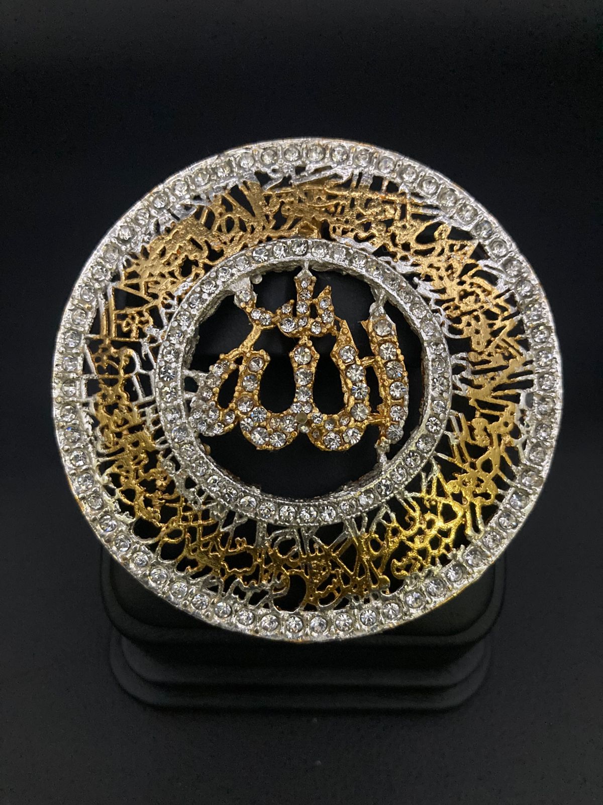 Two Tone Big Size Ayatul Kursi Pendant