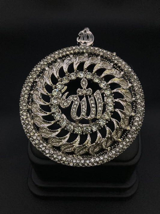 Steel Plating Big Size ALLAH Name Pendant