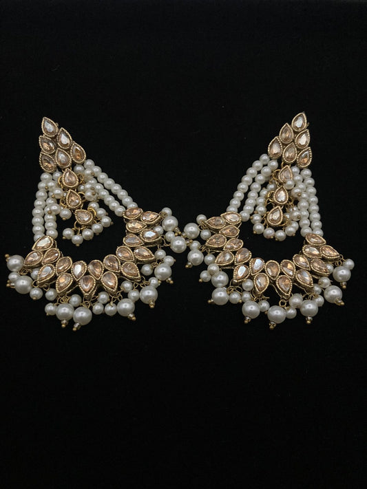 Big Size Kundan Earrings