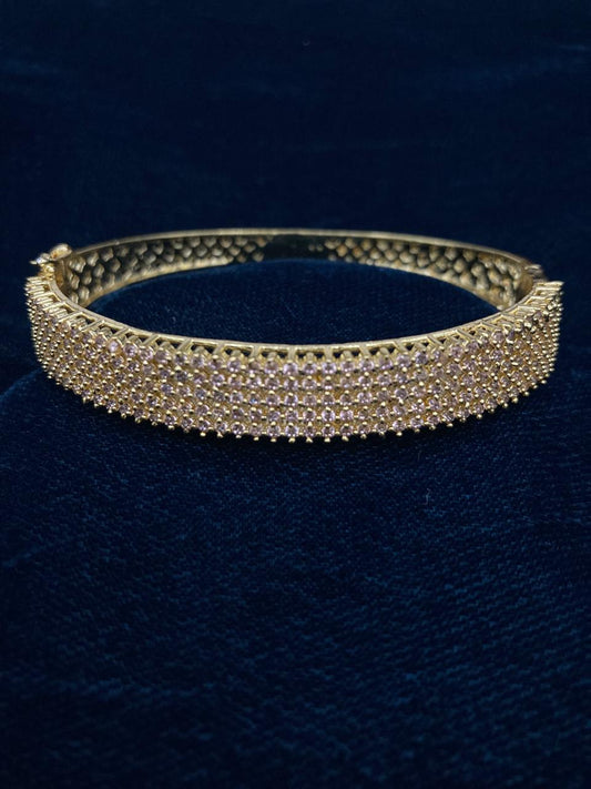Premium Quality Gold Plated Zircon Studded Bracelet