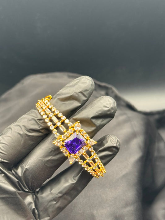 Premium Quality Zircon Studdded Openable Bracelet