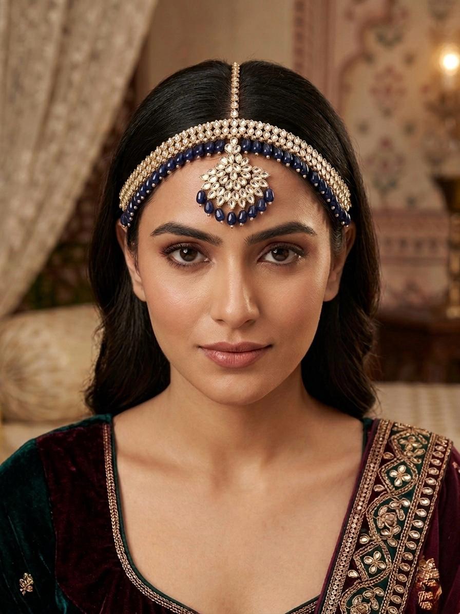 Kundan style Matha Patti