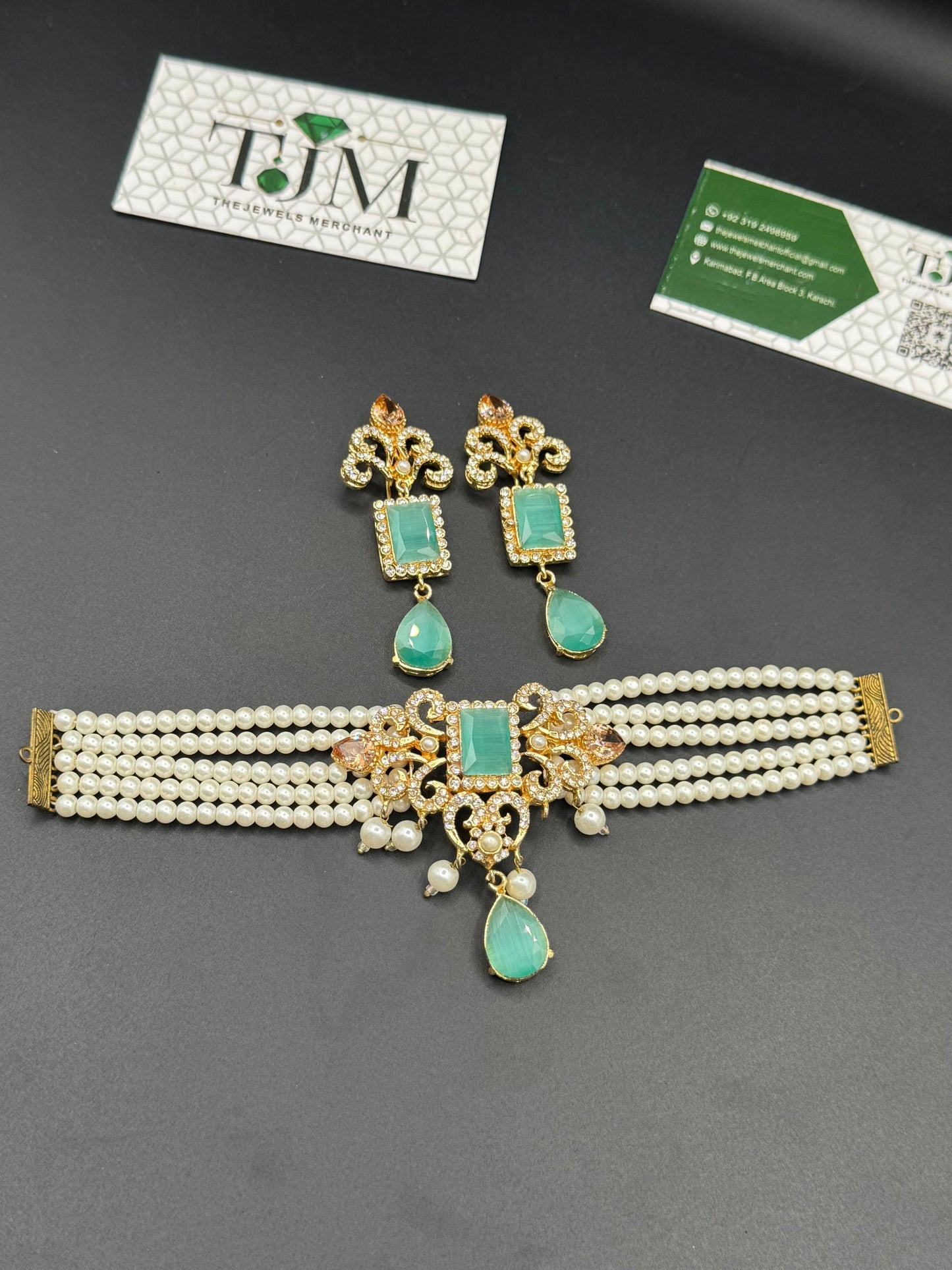 Zircon Choker Set | The Jewels Merchant
