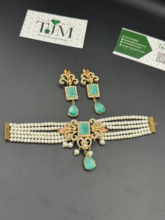 Zircon Choker Set | The Jewels Merchant