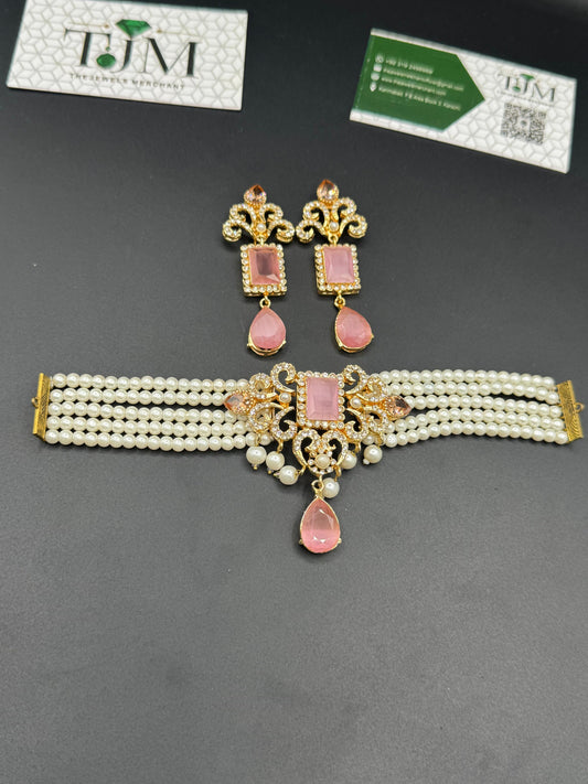 Zircon Choker Set | The Jewels Merchant