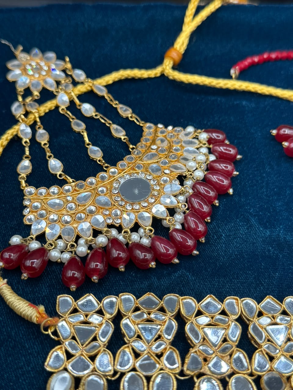 Kundan Bridal Jewelry Set | The Jewels Merchant