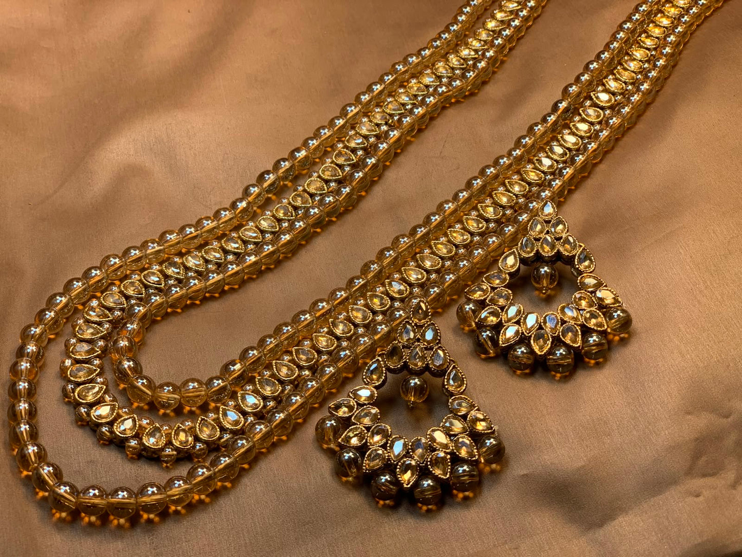 Traditional Zircon Mala Set | The Jewels Merchant