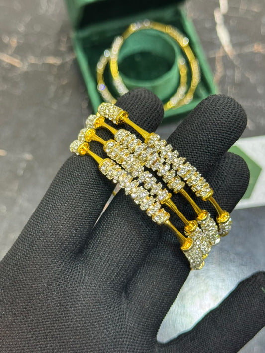 Noorani Bangle | Stylish Zircon Studded Bangle