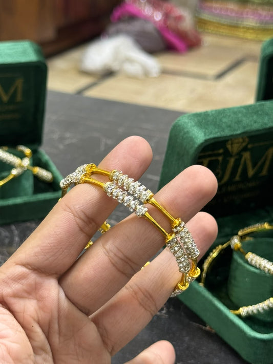 Noorani Bangle | Stylish Zircon Studded Bangle