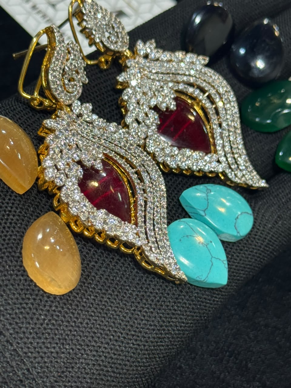 Gold Plated Changeable Earrings | The Jewels Merchant